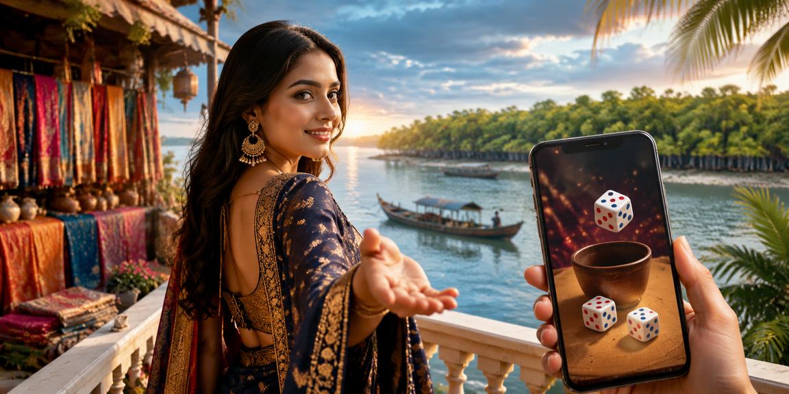 সুন্দরবনের পটভূমিতে অনলাইন লটারি গেমের আনন্দময় মুহূর্ত